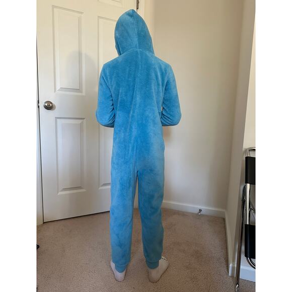H&M fuzzy police officer zip up one-piece suit, size 6-8 - Picture 4 of 8